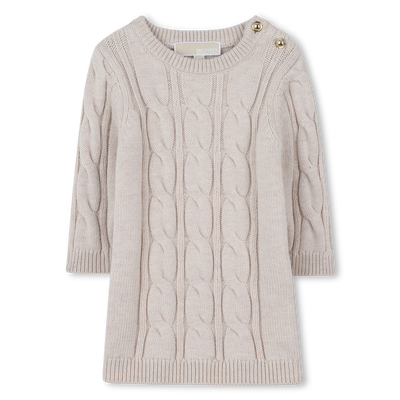 Abito in maglia con trecce MICHAEL KORS BAMBINA