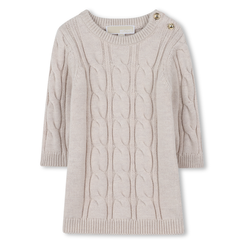 Abito in maglia con trecce MICHAEL KORS 
                        BAMBINA