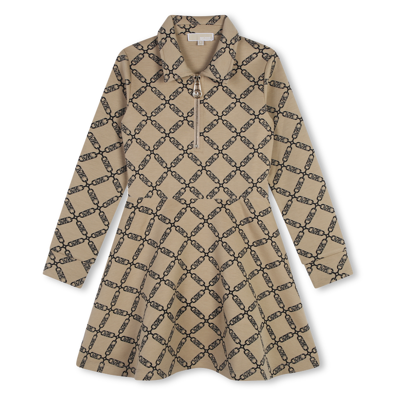 Vestito con zip maniche lunghe MICHAEL KORS 
                        BAMBINA