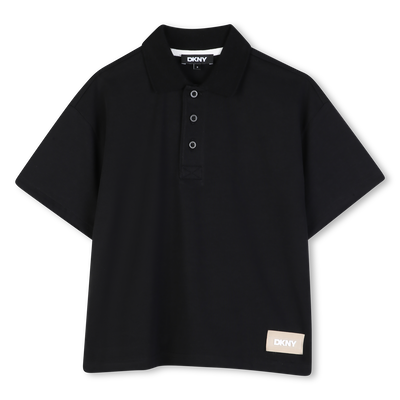 POLO A MANICHE CORTE DKNY RAGAZZO