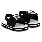 Sandali leggeri a strappo KARL LAGERFELD KIDS 
                    UNISEX