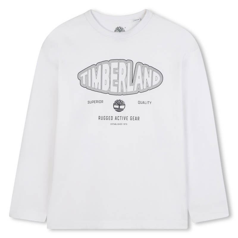 T-shirt in jersey a maniche lunghe TIMBERLAND 
                        RAGAZZO