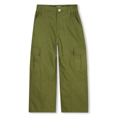 Pantaloni in cotone KENZO KIDS BAMBINA