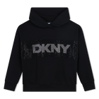 Felpa in tessuto garzato DKNY 
                    BAMBINA