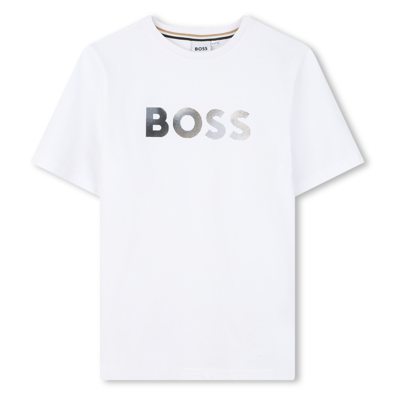 T-SHIRT A MANICHE CORTE BOSS 
                        RAGAZZO