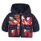 Giacca a vento con cappuccio TIMBERLAND 
                    RAGAZZO