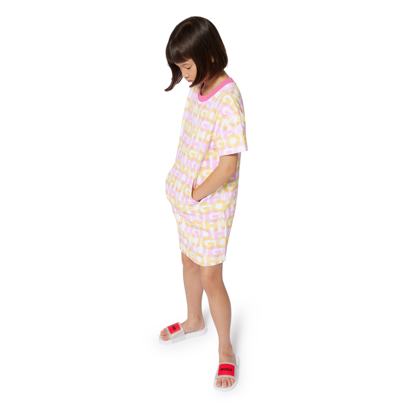 Ciabatte con logo HUGO 
                        BAMBINA