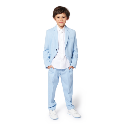 Camicia in cotone tinta unita BOSS RAGAZZO