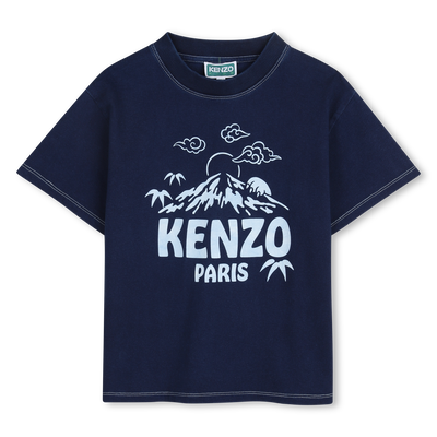 T-SHIRT A MANICHE CORTE KENZO KIDS RAGAZZO