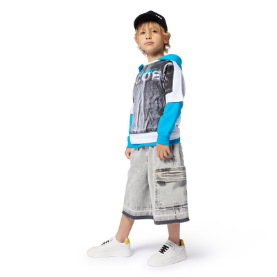 Bermuda lunghi in jeans MARC JACOBS RAGAZZO