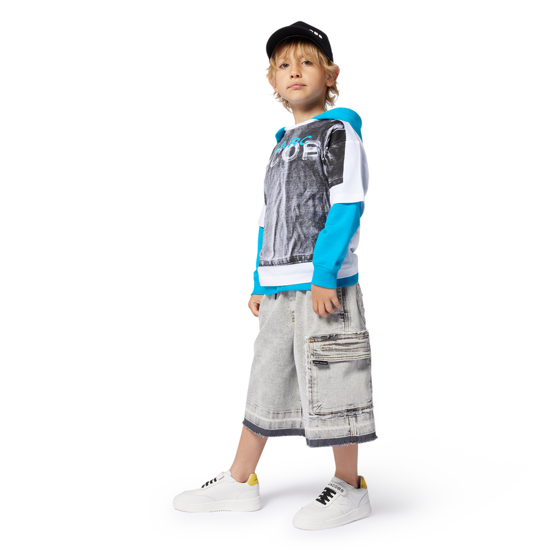 Bermuda lunghi in jeans MARC JACOBS 
                        RAGAZZO