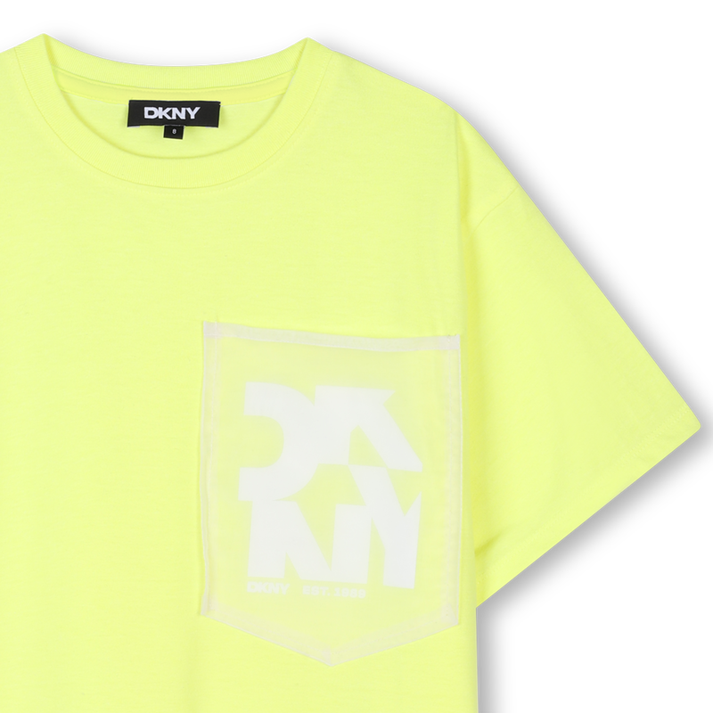 Vestito t-shirt maniche corte DKNY 
                        BAMBINA