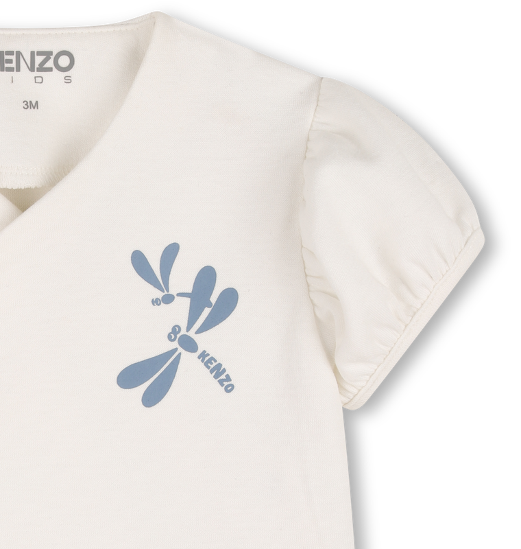 T-SHIRT, CAPPELLO DA PESCATORE E SET CON PETTORINA KENZO KIDS 
                        BAMBINA