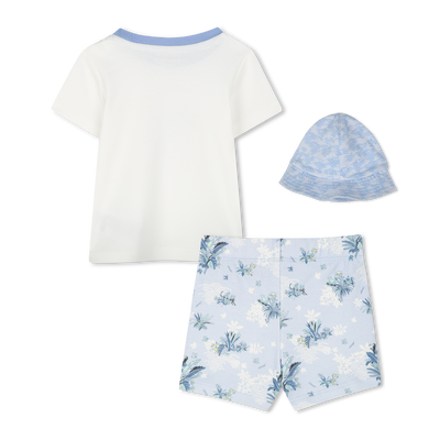 Set t-shirt, shorts e cappello KENZO KIDS RAGAZZO