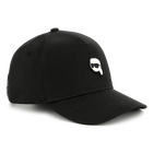 Cappello regolabile in cotone, NERO, hi-res