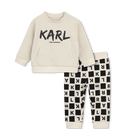 Completo felpa e pantaloni KARL LAGERFELD KIDS 
                    RAGAZZO