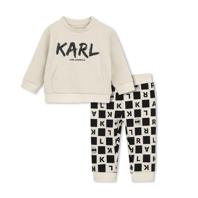 Completo felpa e pantaloni KARL LAGERFELD KIDS RAGAZZO