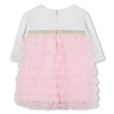 Abito da cerimonia in cotone KARL LAGERFELD KIDS BAMBINA