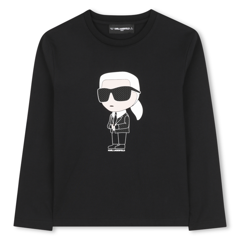 T-shirt a maniche lunghe KARL LAGERFELD KIDS 
                        RAGAZZO