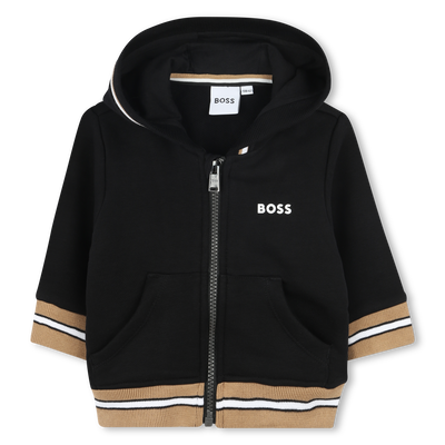 Cardigan con cappuccio felpato BOSS RAGAZZO