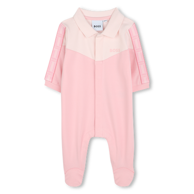 Pigiama collo polo e inserti BOSS BAMBINA