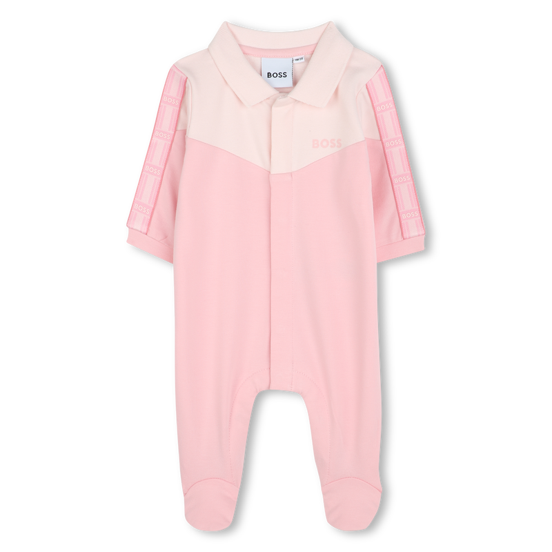 Pigiama collo polo e inserti BOSS 
                        BAMBINA