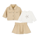 Set cardigan, t-shirt e gonna MICHAEL KORS 
                    BAMBINA