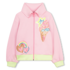 Felpa con cappuccio e zip BILLIEBLUSH 
                    BAMBINA