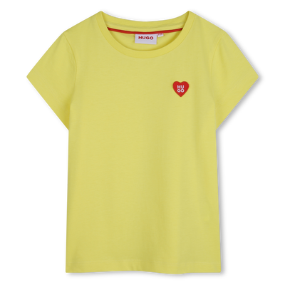 T-SHIRT A MANICHE CORTE HUGO BAMBINA