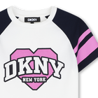 T-shirt a maniche corte DKNY 
                    BAMBINA
