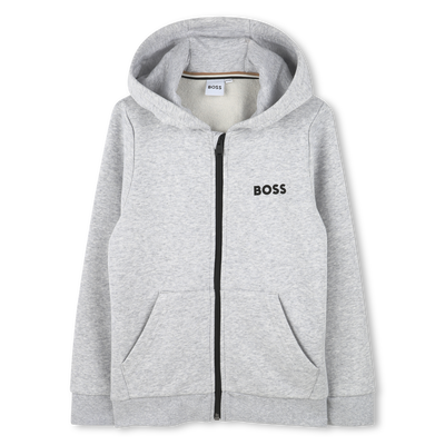 CARDIGAN CON CAPPUCCIO BOSS RAGAZZO