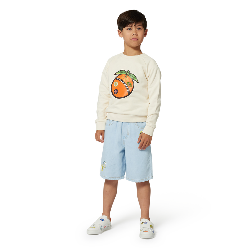 Bermuda ricamati KENZO KIDS 
                        RAGAZZO