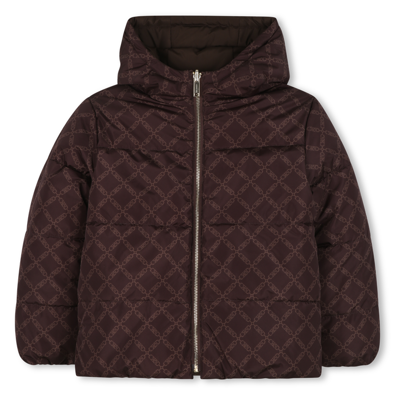 Piumino reversibile con cappuccio MICHAEL KORS 
                        BAMBINA