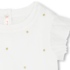 Blusa con tulle e paillettes BILLIEBLUSH 
                    BAMBINA