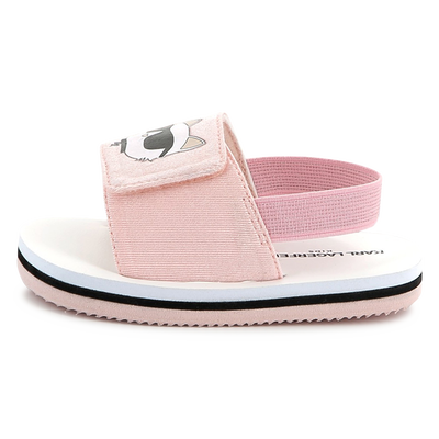 Sandali leggeri a strappo KARL LAGERFELD KIDS UNISEX