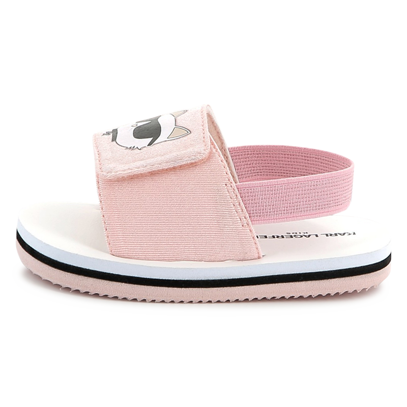 Sandali leggeri a strappo KARL LAGERFELD KIDS 
                        UNISEX