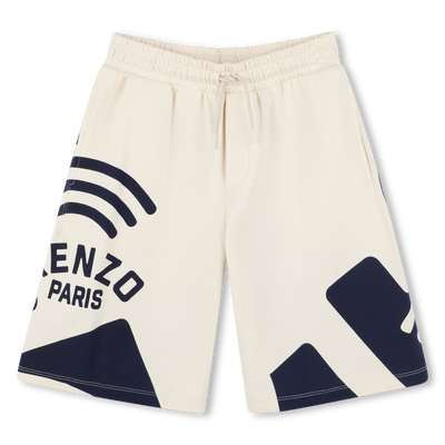 Bermuda stampati con logo KENZO KIDS RAGAZZO