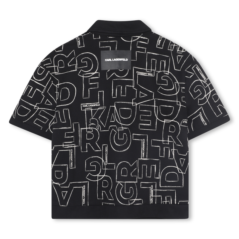 Maglia in jersey a maniche corte KARL LAGERFELD KIDS 
                        RAGAZZO