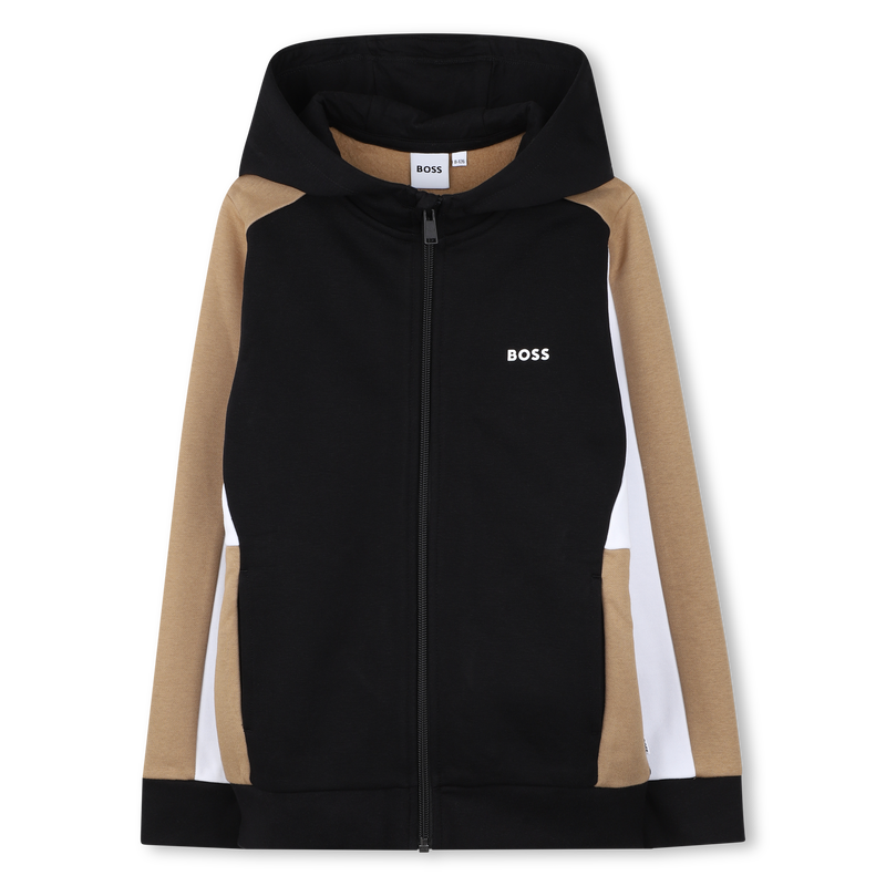 Cardigan con cappuccio BOSS 
                        RAGAZZO