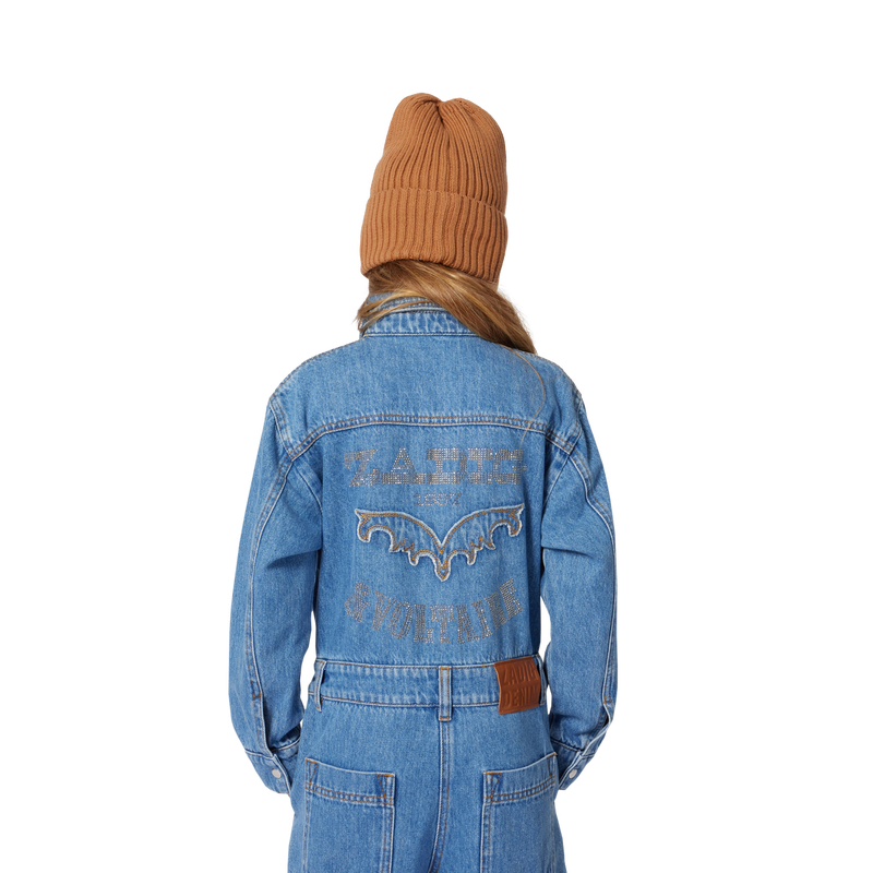 Denim jumpsuit with shirt collar ZADIG & VOLTAIRE 
                        BAMBINA