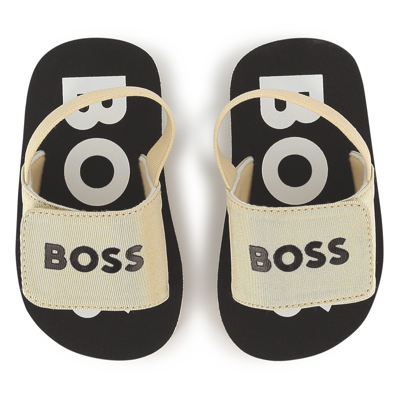 Ciabatte con scratch BOSS 
                        RAGAZZO