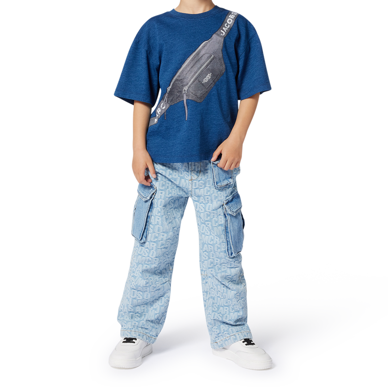 Jeans cargo in cotone MARC JACOBS 
                        RAGAZZO