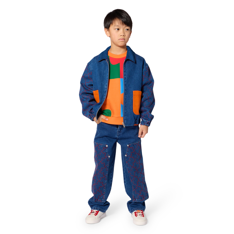 Giacca in denim KENZO KIDS 
                        RAGAZZO