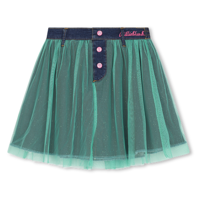 Gonna bimateriale BILLIEBLUSH BAMBINA