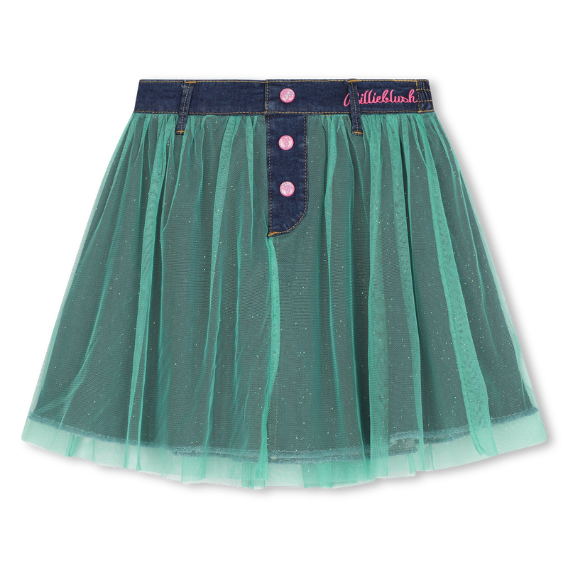 Gonna bimateriale BILLIEBLUSH 
                        BAMBINA