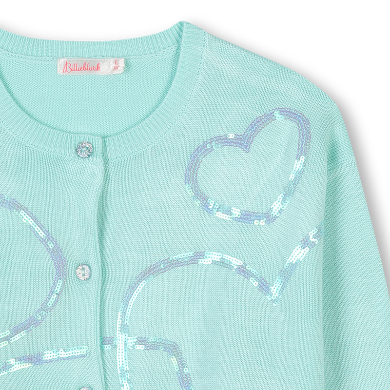 Cardigan con paillettes BILLIEBLUSH 
                        BAMBINA