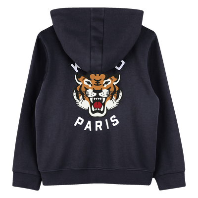 Felpa con cerniera KENZO KIDS RAGAZZO
