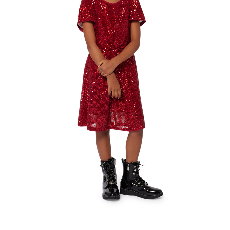 Vestito paillettes con zip MICHAEL KORS 
                        BAMBINA