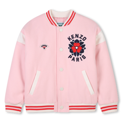 Giacca ricamata di lana KENZO KIDS BAMBINA