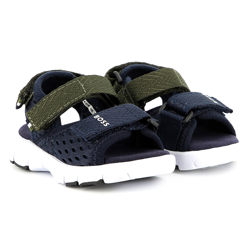 Sandali con scratch BOSS 
                        RAGAZZO